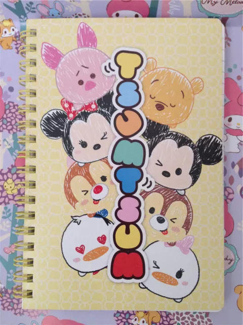 Disney Tsum Tsum Mickey Minnie Mouse Donald Duck Pooh Spiral Notebook Handbook