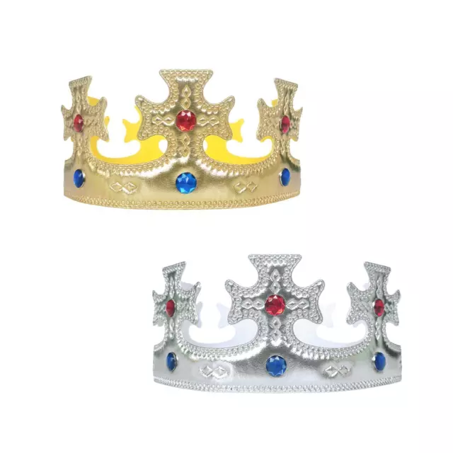 King Crown Costume Accessories Coronation Hat Birthday Party Crown Hat for