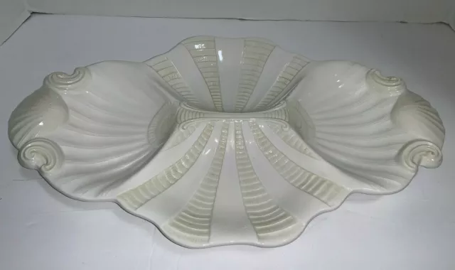 LENOX 4-Part 17 1/2" Shell Shape BUTLER'S PANTRY Relish Dish Tray 2