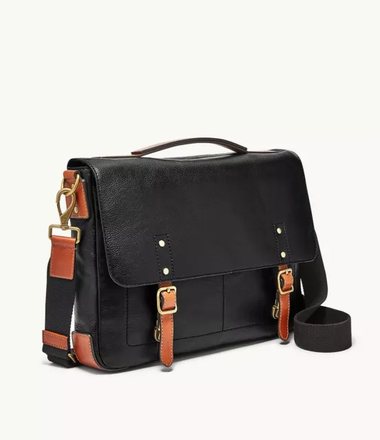 Fossil Cartella Porta Documenti  In Eco  Pelle  Mbg9345001   Nuova