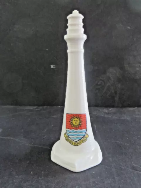 Antique Crested China, Early 20Th Century. Chicken Rock Lighthouse, Goss  *Rare*