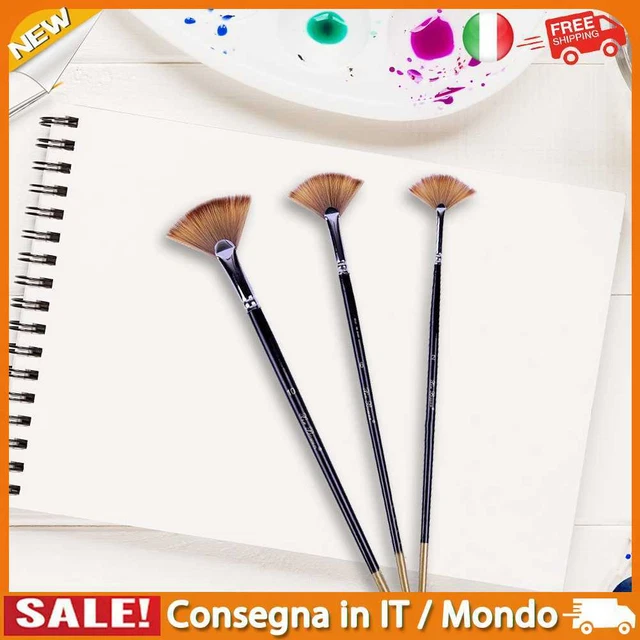 IT 3/5pcs Drawing Painting Brush Smooth Watercolor Paints Brush for School Suppl