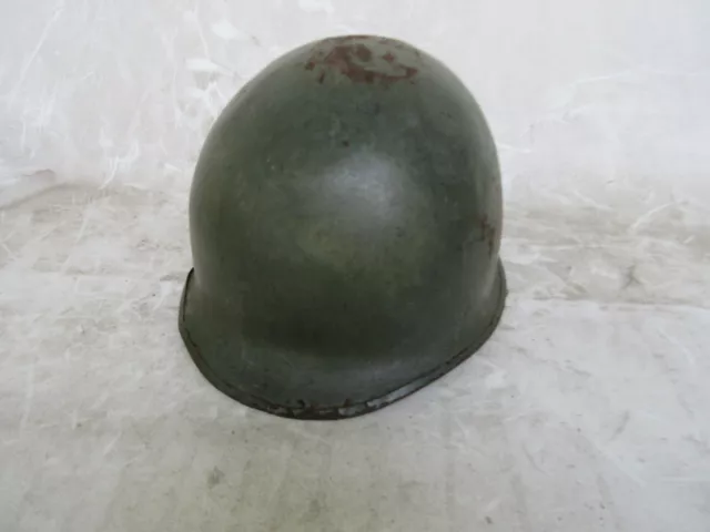 US Army WK2 WWII M1 Stahlhelm Mc Cord 1944  swivel bail front seam original Lack