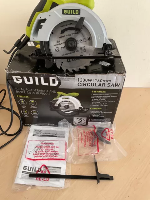 Guild 1200W 160Mm Circular Saw - Psc160Gl