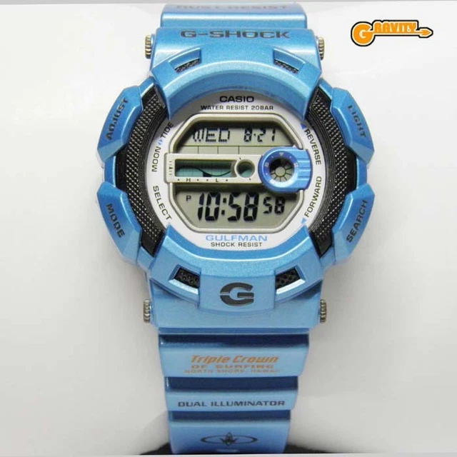 G 9100TC 2JF Triple Crown 2007 Model Metallic Blue GULFMAN CASIO G SHOCK     Use