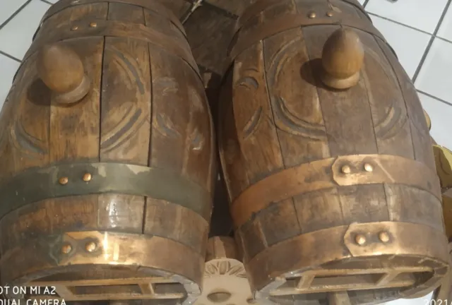 Barriles de Madera Roble de los Años 70 Brandy Coñac Colección Wooden barrel old 2