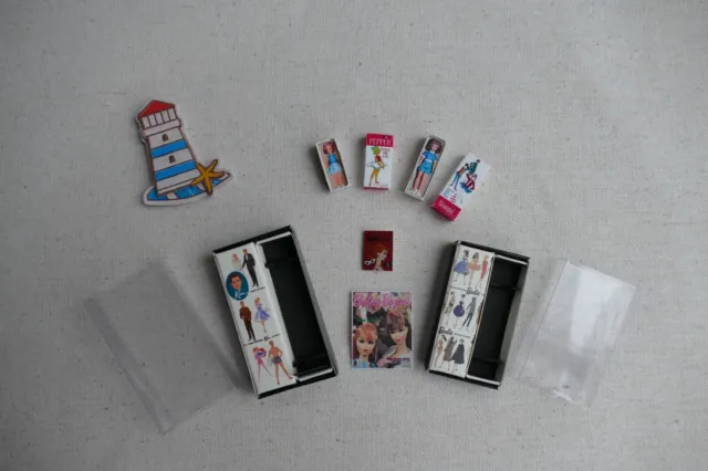 Mini Boxes Reproduction Barbie, Ken, Tammy and Pepper Dolls