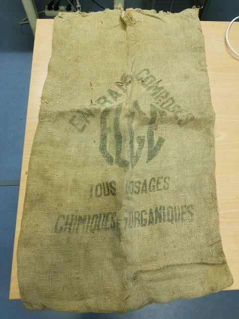 Ancien Sac Fourragère / Panier Créel De Pêche Vintage - Occasion Bon état
