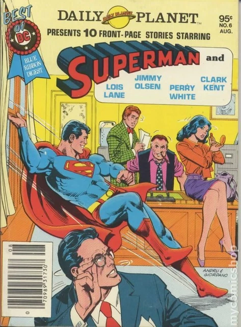Best of DC Blue Ribbon Digest #6 VG/FN 5.0 1980 Stock Image Low Grade