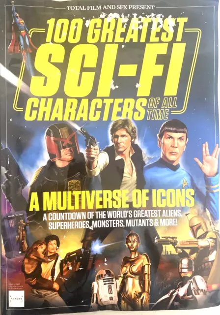 100 Greatest Sci-Fi Charactors Of All Time. Total Film & Sfx.  Acceptable Cond.