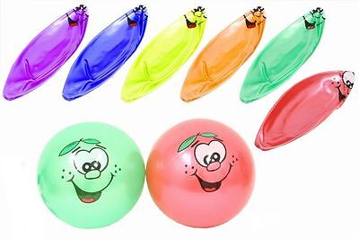 1-24 SMELL FRUITY KIDS SMELLY SCENTED BALL PLAY BOP FRUIT BOUNCE FACE SMILEY 