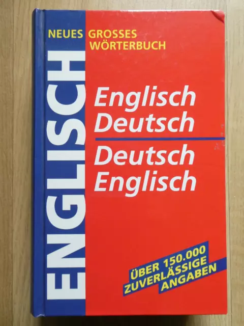 Neues Grosses Wörterbuch Englisch-Deutsch - Deutsch-Englisch