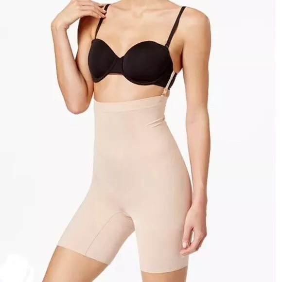 SPANX WOMENS ONCORE High Waist Mid Thigh Shorts Small Nude Shapewear  Slimming £37.90 - PicClick UK