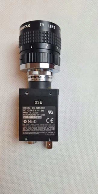 SONY XC-ST50CE B/W CCD Camera + Pentax 16mm f/1.4 C-Mount Lens