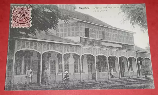 CPA - Guinée - CONAKRY - Bureau des Postes et Télégraphes - Post-Office