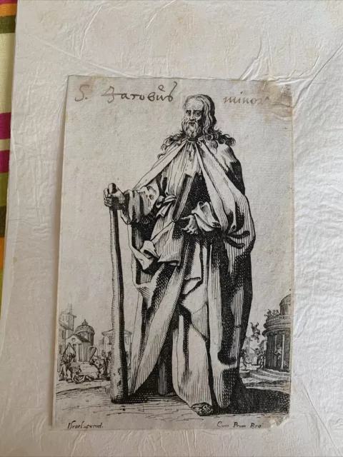 Gravure Jacques Callot 1631 Saint Jacques Le Mineur Collection Musée Du Louvres