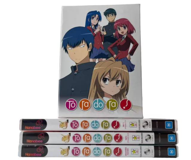 Toradora Episodes 1 - 25 + OVA English Dubbed The Complete Series Anime on  2 DVD