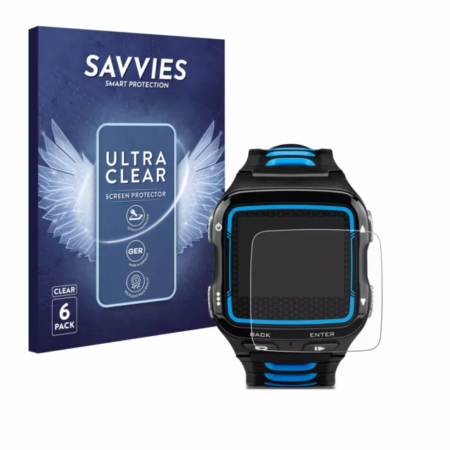 6x Folie für Garmin Forerunner 920XT Schutzfolie Displayschutz Display Klar