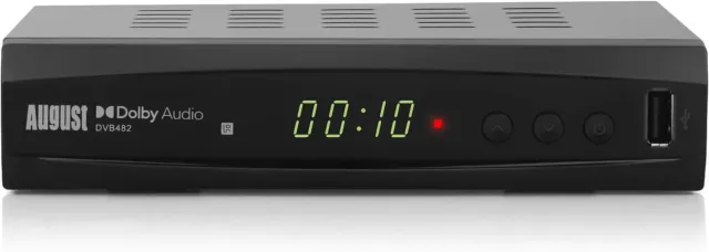 Freeview Set Top Box Recorder - August Dvb482 - Watch And Record Live Tv From 2