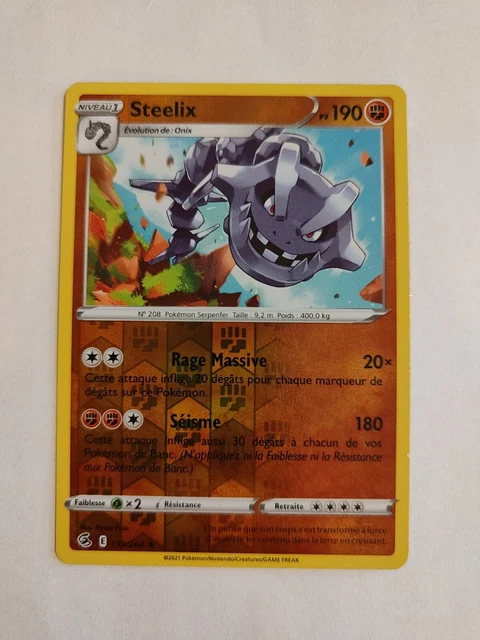 Pokemon Card - Steelix Reverse 139/264 - Fusion Fist EB08