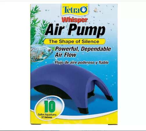 Tetra Whisper Air Pump For Fish Tank Aquarium Filter Non-ul , Up To 10 Gallons