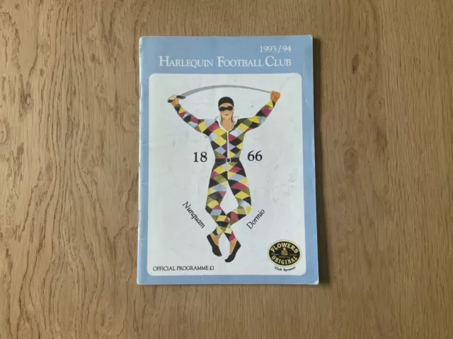 Harlequins RFC v Bath RFC -1993/94 Courage Championships Div One -Sat 4/12/1993