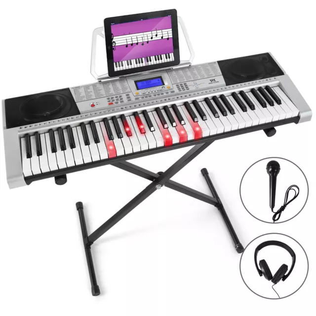 ♬Mustar Smart Electronic Keyboards Digital Keyboards 61 Lighted Up Keys Gifts