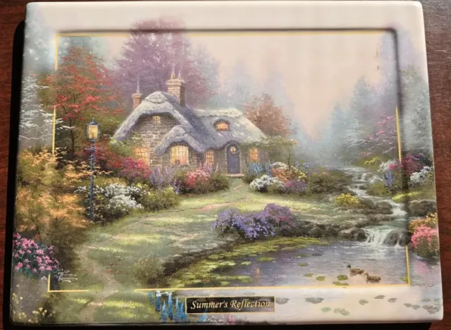 THOMAS KINKADE ~ EVERETT'S COTTAGE ~ SEASONS of REFLECTION COLLECTOR PLATE w/COA