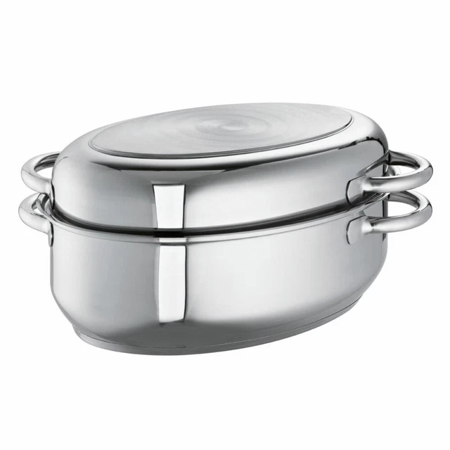 Schulte-Ufer Multi-Bräter Universalbräter Edelstahl 30x19 cm 7 L 678934
