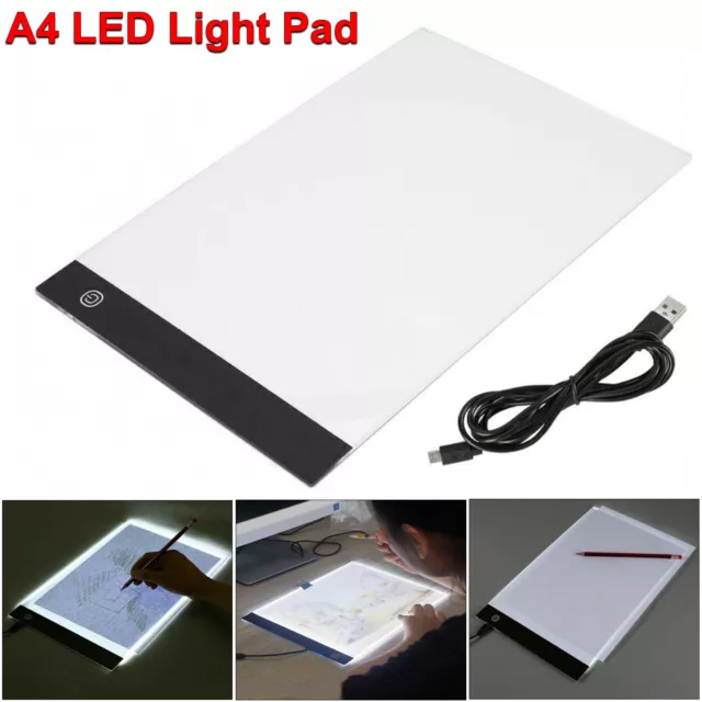 A4 LED Zeichnung Kopie Board Lichtbox Tracing & ultradünnes Pad Diamantmalerei