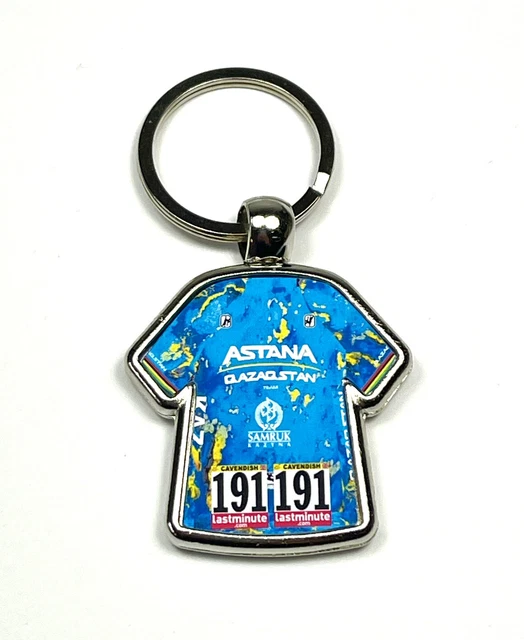 MARK CAVENDISH TOUR de France 2023 Astana Cycling Jersey Key Ring £7.00