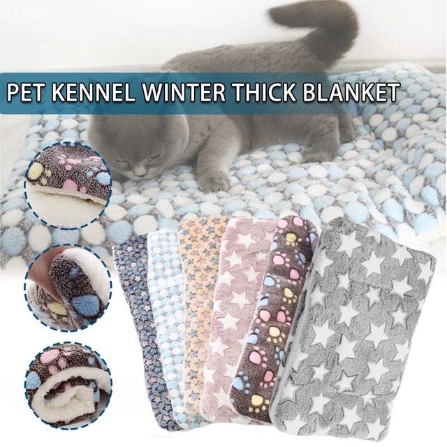 Pet Calming Bed Dog Cat Sleeping Kennel Puppy Super Soft Mat Pad Warm Nest