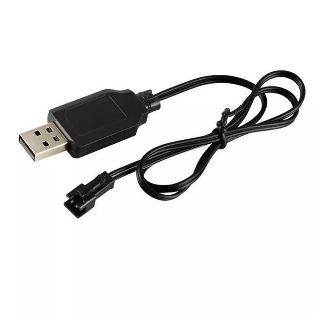 1 3.7V Lithium Chargeur Batterie SM-2P Avant USB Câble Chargeur Noir Nouveau