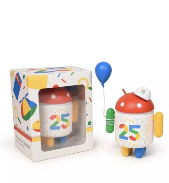 Android Mini Collectible Figure - Google Edition GE - 25 Years of Google