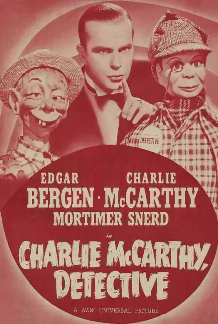 396387 CHARLIE MCCARTHY DETECTIVE Film Edgar Bergen WALL PRINT POSTER US