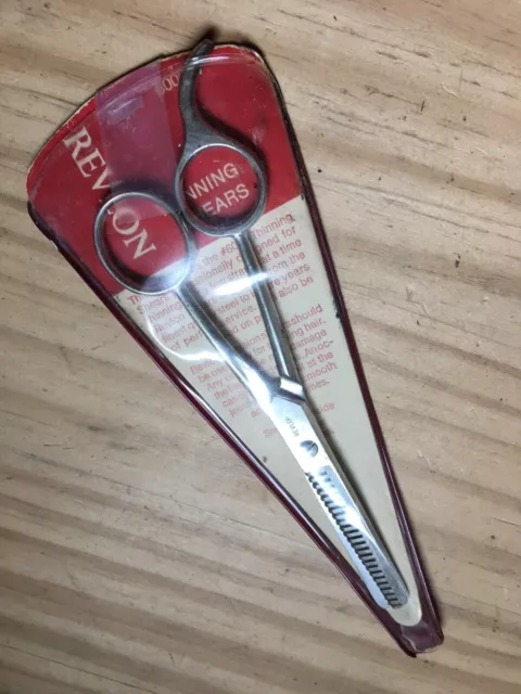 Vintage Revlon Hair Cutting Thinning Barbershop Shears Scissors for Barber Salon