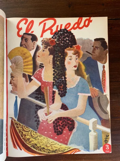 Colección completa de la revista El Ruedo encuadernada en muy buen estado