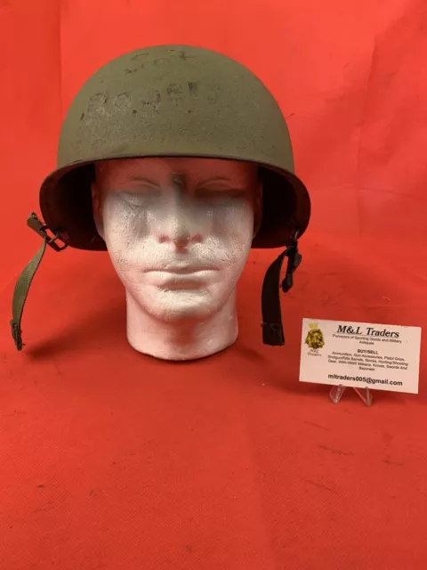 Named US M1 Vietnam War Helmet Shell USGI 1967