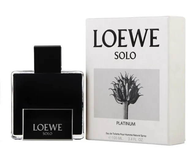Solo Loewe Platinum 100 ml. eau de toilette spray 3.4 Fl. Oz.
