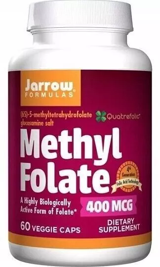 Jarrow Formulas Acide folique de folate de méthyle 60 gélules