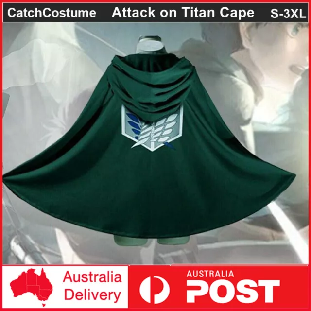 Attack on Titan Shingeki no Kyojin Scouting Legion Top Cosplay Grade Cloak Cape