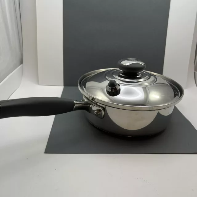 Kitchen Charm Royal Prestige T304 Surgical Stainless 10.5” Skillet/Fry Pan  W/Lid