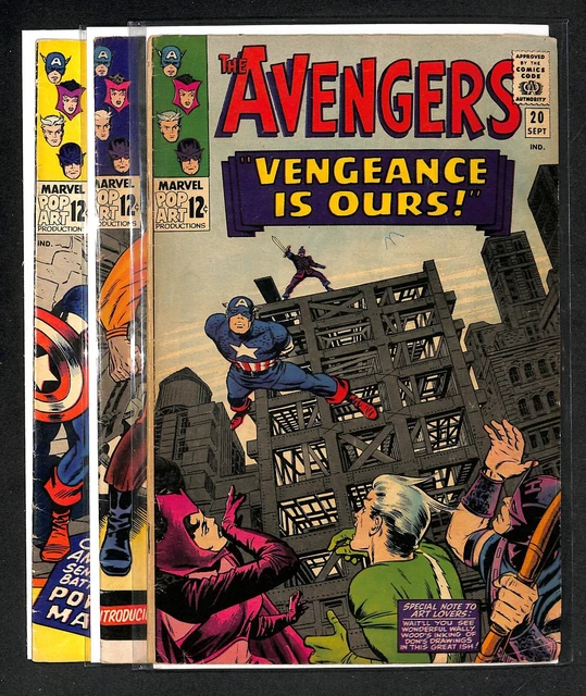 Avengers #20 thru 22 - Marvel - 1965 - The height of Marvel-Mania (MG) 46