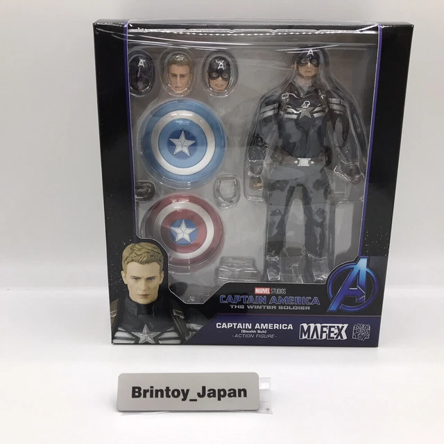 FIGURA DEL TRAJE invisible del CAPITÁN AMÉRICA N.° 202 de MAFEX El ...