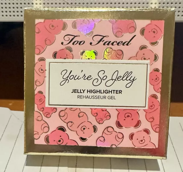 Too Faced You're So Jelly Highlighter (Rose Pink) .60oz NIB