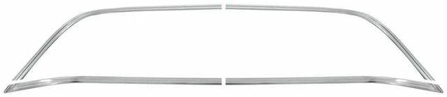 Window Moldings for 1978-88 Chevrolet El Camino Aluminum 1 Pc Rear Lower