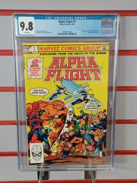 ALPHA FLIGHT #1 (Marvel Comics, 1983) CGC Graded 9.8 ~ White Pages