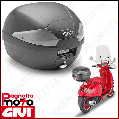 GIVI BAULETTO GIVI B32NMAL 32LT NERO CON PIASTRA MONOLOCK UNIVERSALE MOTO SCOOTER 