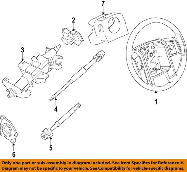 FORD OEM 11-16 F-350 Super Duty Steering Column-Shroud BC3Z3530CB