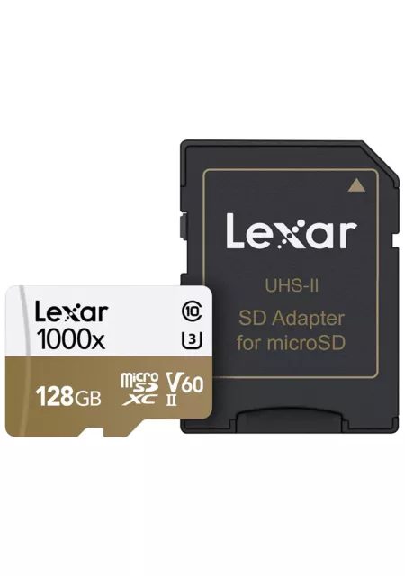 Lexar Professional 1000x 128GB microSDXC UHS-II Karte Extreme Speed